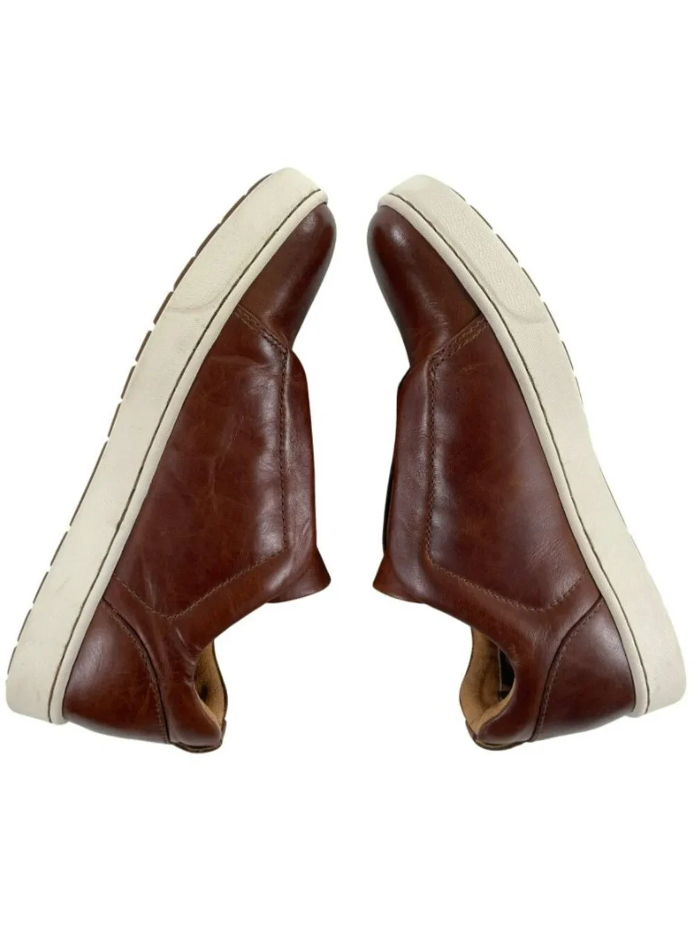 Born Banks Slip-On Brown Leather Sneakers Casual Men's Size 8 MSRP$125 NEW